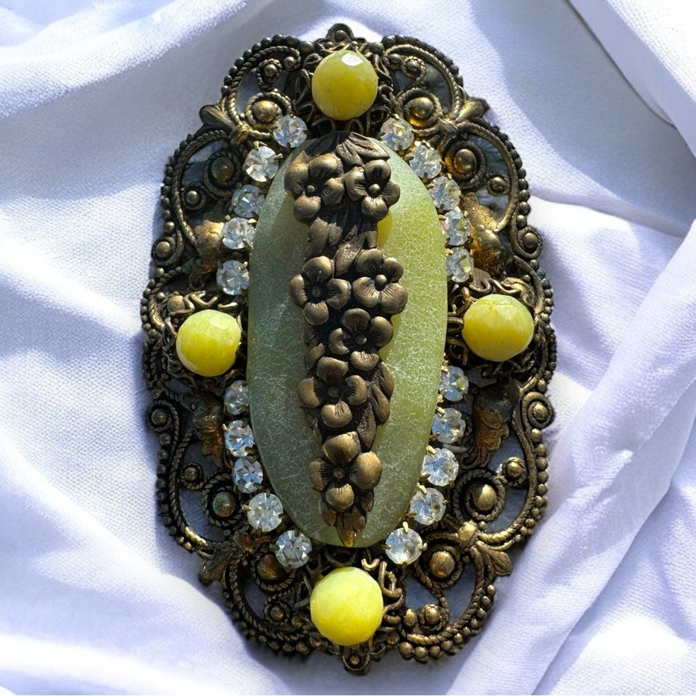 Jan Michaels San Francisco Victorian Art Nouveau Style Brooch